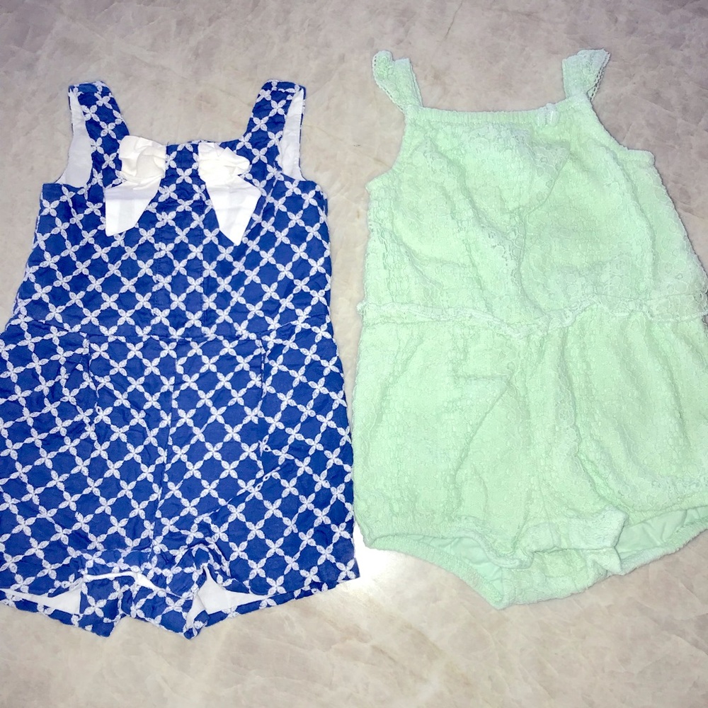 Adorable Janie and Jack and H&M rompers